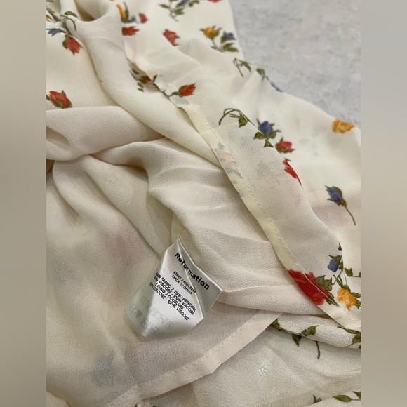 Reformation Nikita Noemi Floral Midi Dress Size 2 - Picture 8 of 8